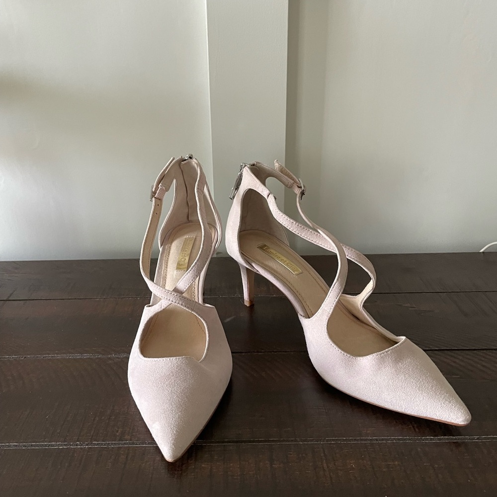 Spring purple heel, size 7